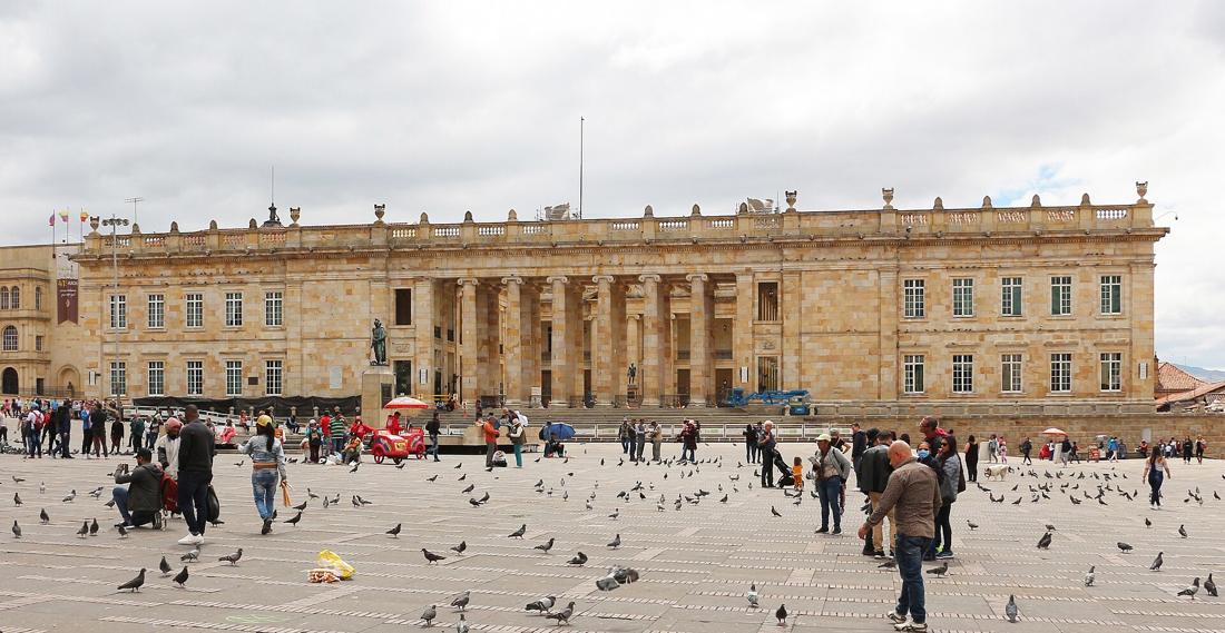 Capitolio Nacional en la Plaza de Bolívar, Bogotá